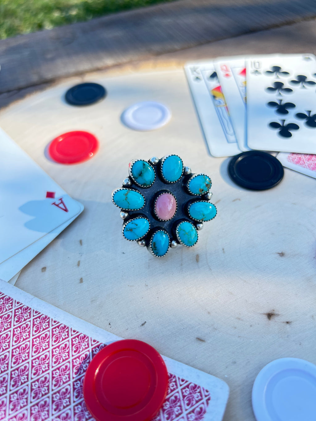 Sonora and Pink Conch Ring