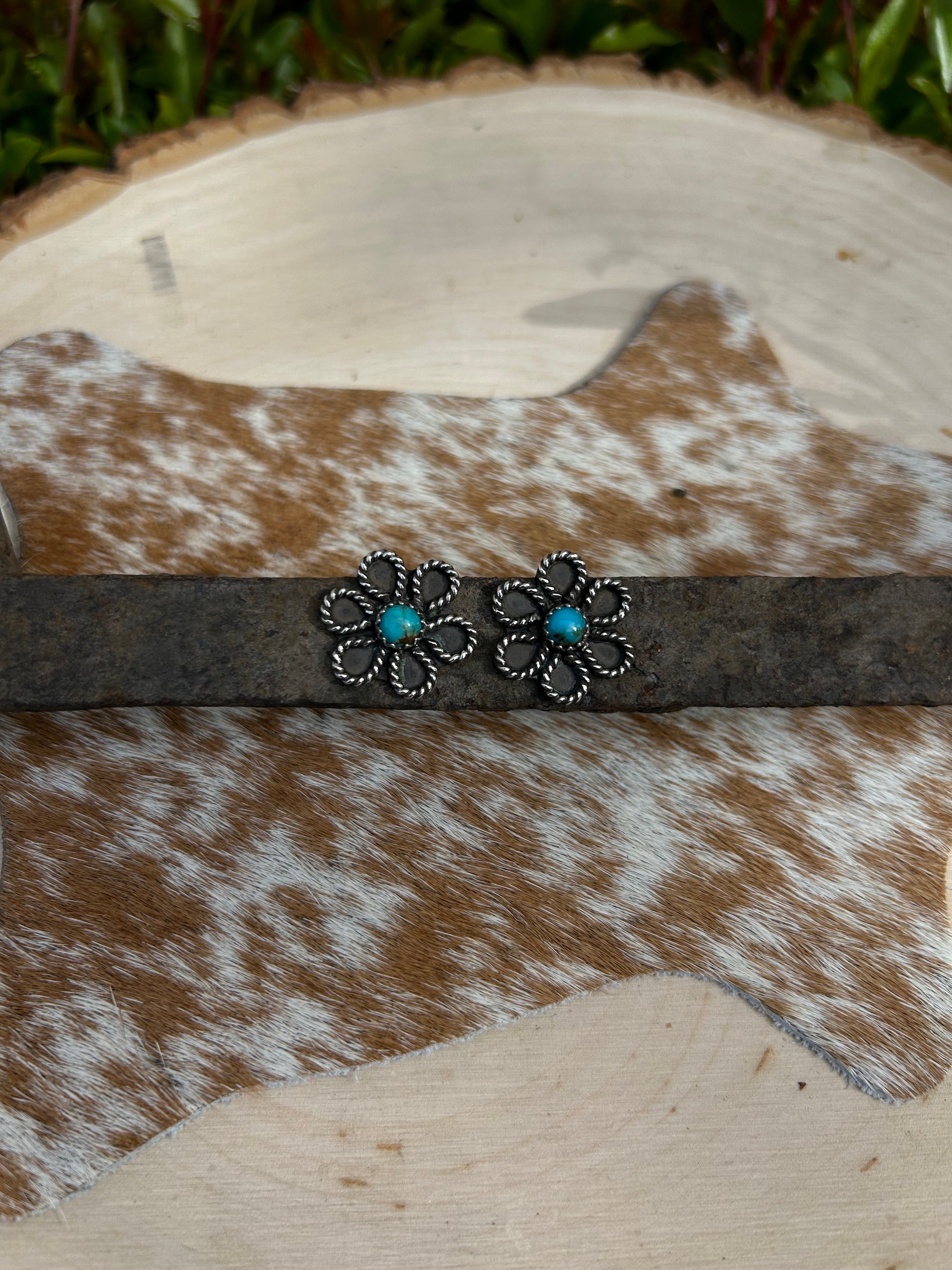 Sonora Turquoise Flower Earrings