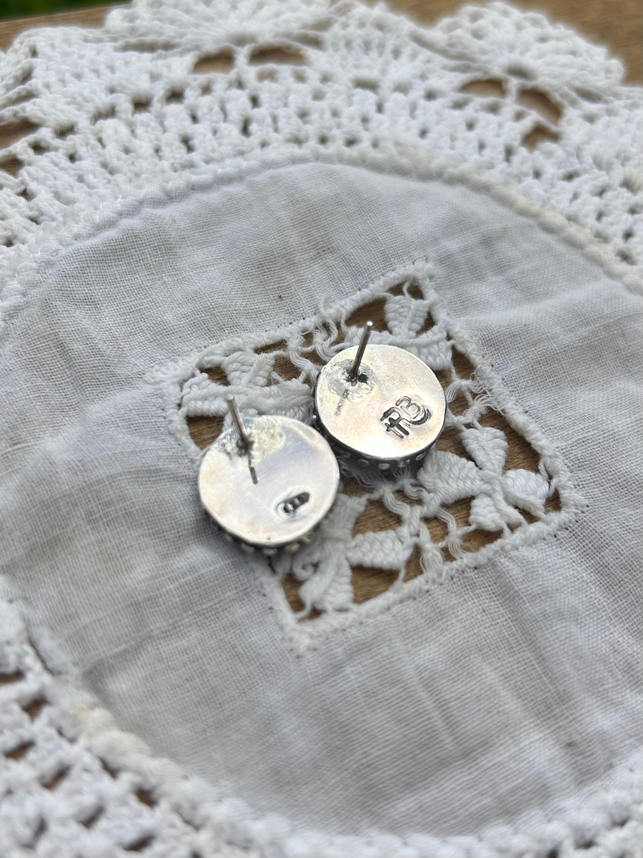 Sonora Turquoise Round Earrings