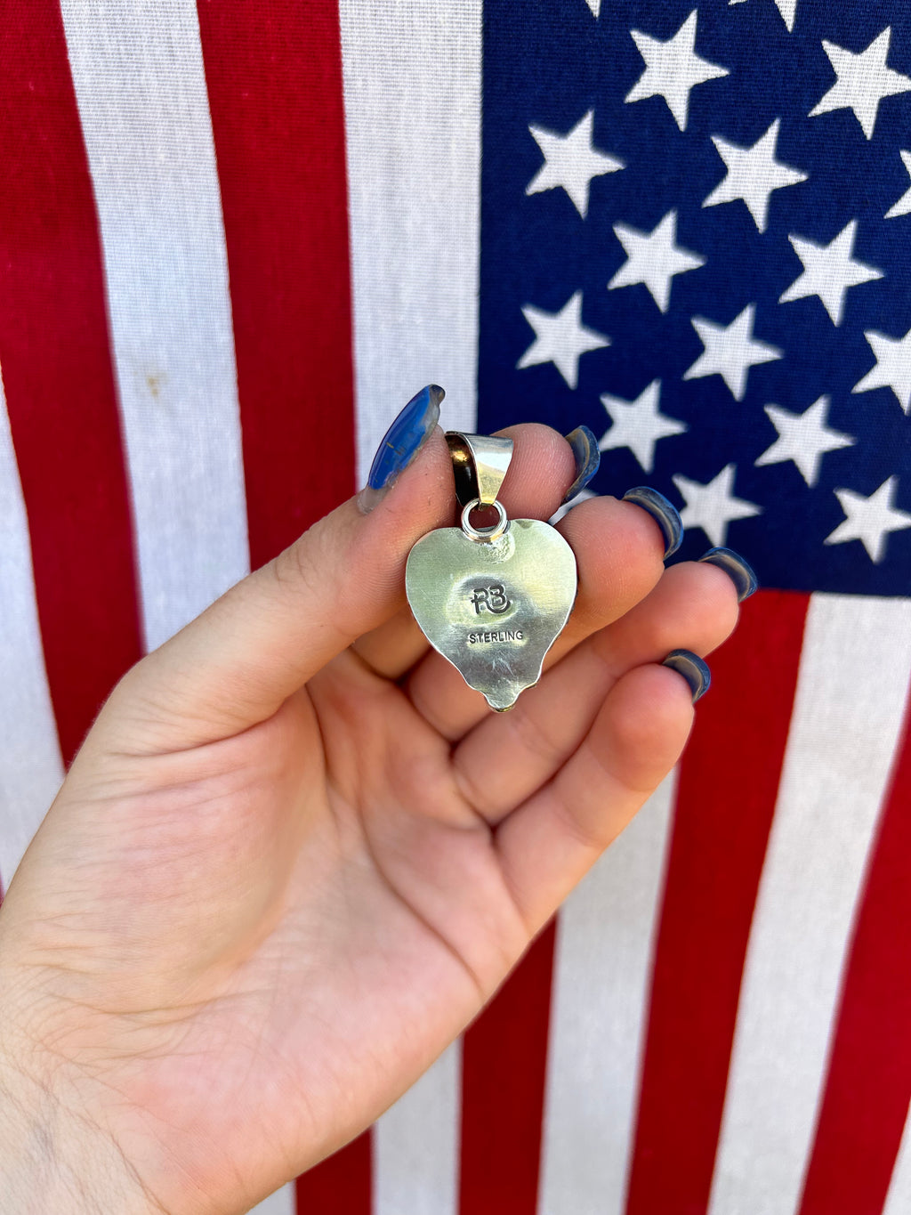 Red Spiny Oyster Heart Pendant